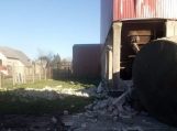 Grabupiuose kiaulių auginimo komplekse  nugriaudėjo sprogimas