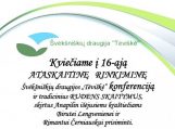 Švėkšniškių draugija „Tėviškė“ kviečia į ataskaitinę rinkiminę konferenciją