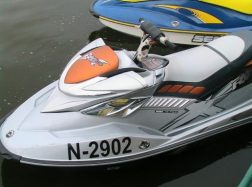 Vandens motociklais Ventėje pramogavę tauragiškiai „nuskrido“ į Rusiją