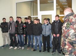 Pagėgių gimnazistai domėjosi pasieniečio profesija