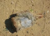 Ant Nemuno kranto aptikta karo laikų granata