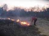 Žolės deginimo atvejų Pagėgių savivaldybėje mažėja, bet gaisrai nesiliauja