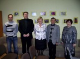 Nuotraukosje (iš kairės) Vygantas Paldauskas, Arvydas Jakas, Birutė Morkevičienė, Audrius Šikšnius ir Bronė Paldauskienė. Nuotraukos Genės Gofmanienės
