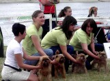Rusnėje grožį demonstravo šunys