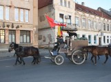 Istorinis žygis žirgais žemaitukais  „Žemė-žmogus-žirgas“aplink Lietuvą pasiekė Šilutę. Nuotraukos Edvardo Lukošiaus
