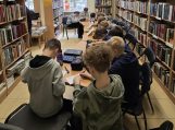 Vilkyškių bibliotekoje vyko edukacija, skirta Lietuvių kalbos dienoms paminėti (1)